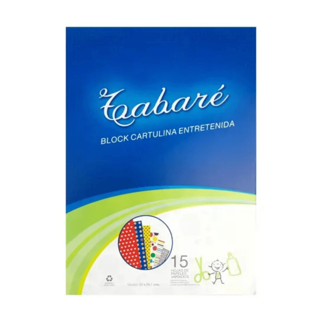 Block A4 Cartulina Entretenida con Diseños - Tabare