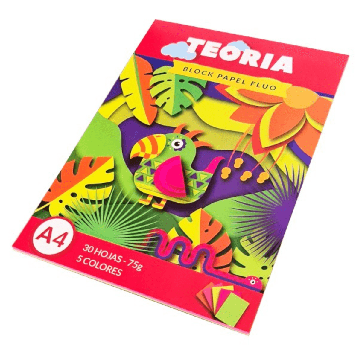 Block Cartulina Fluo A4 - Teoria
