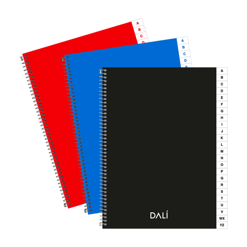 Cuaderno con Indice