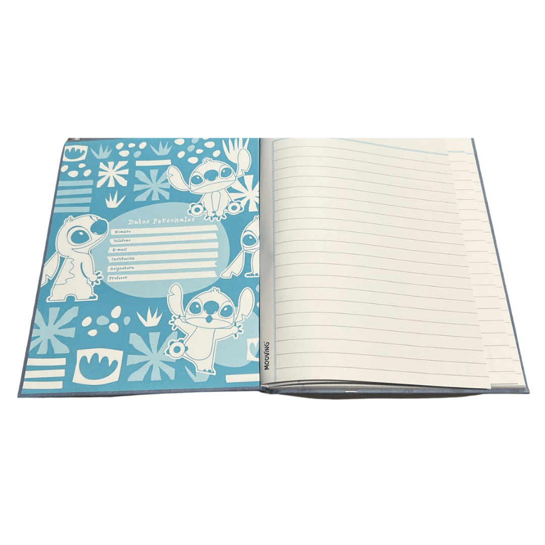 Cuaderno Stitch TD Azul - Mooving