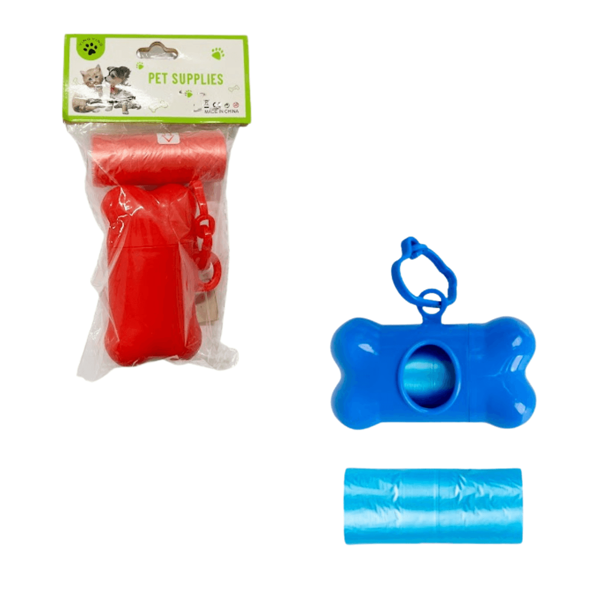 Hueso con bolsas Mascotas