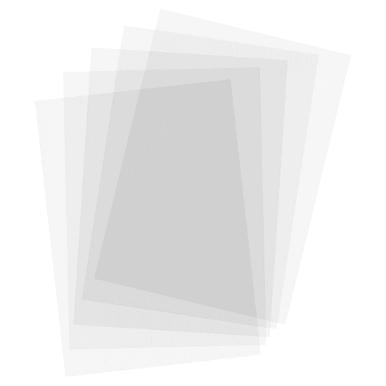 Laminas Transparentes Acetato A4 para Impresora x5