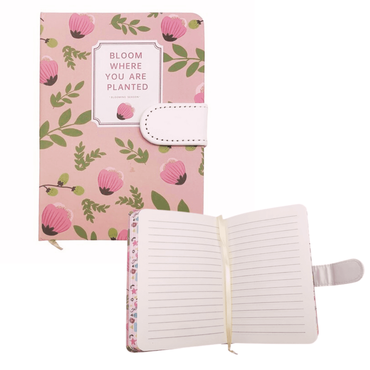 Libreta con Boton - 144 hojas