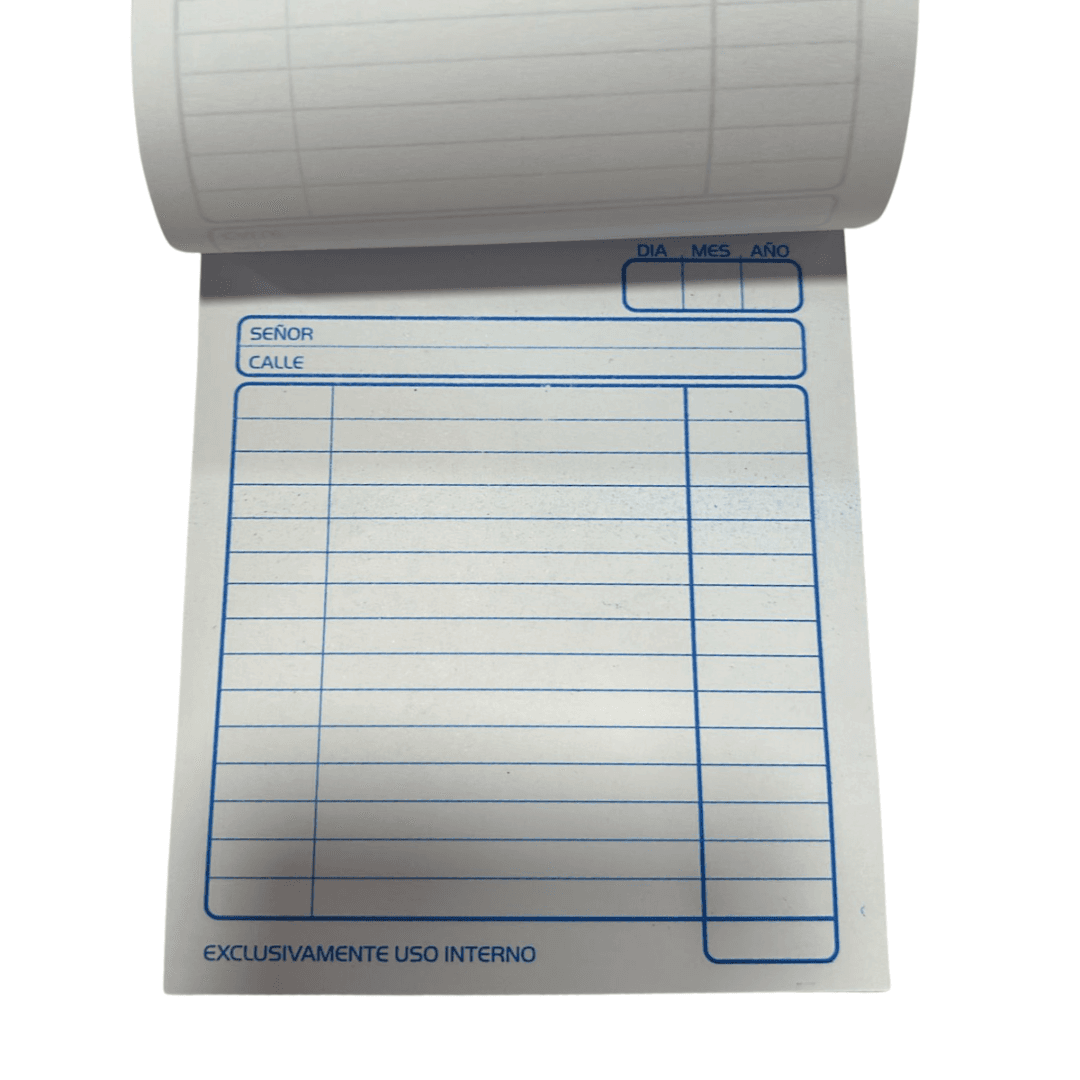 Libreta Nota de Pedidos