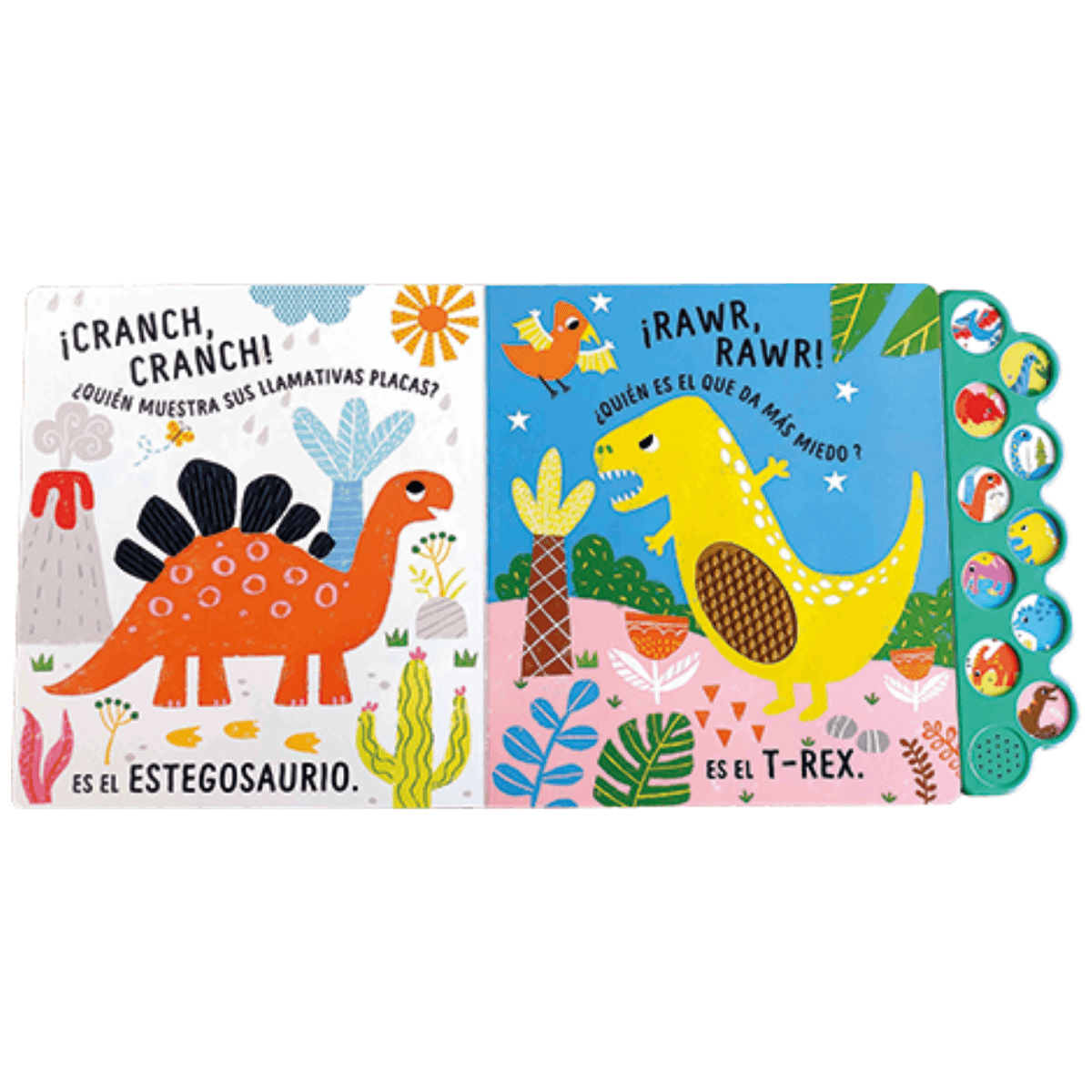 Libro con Sonido y Textura - Dinosaurios