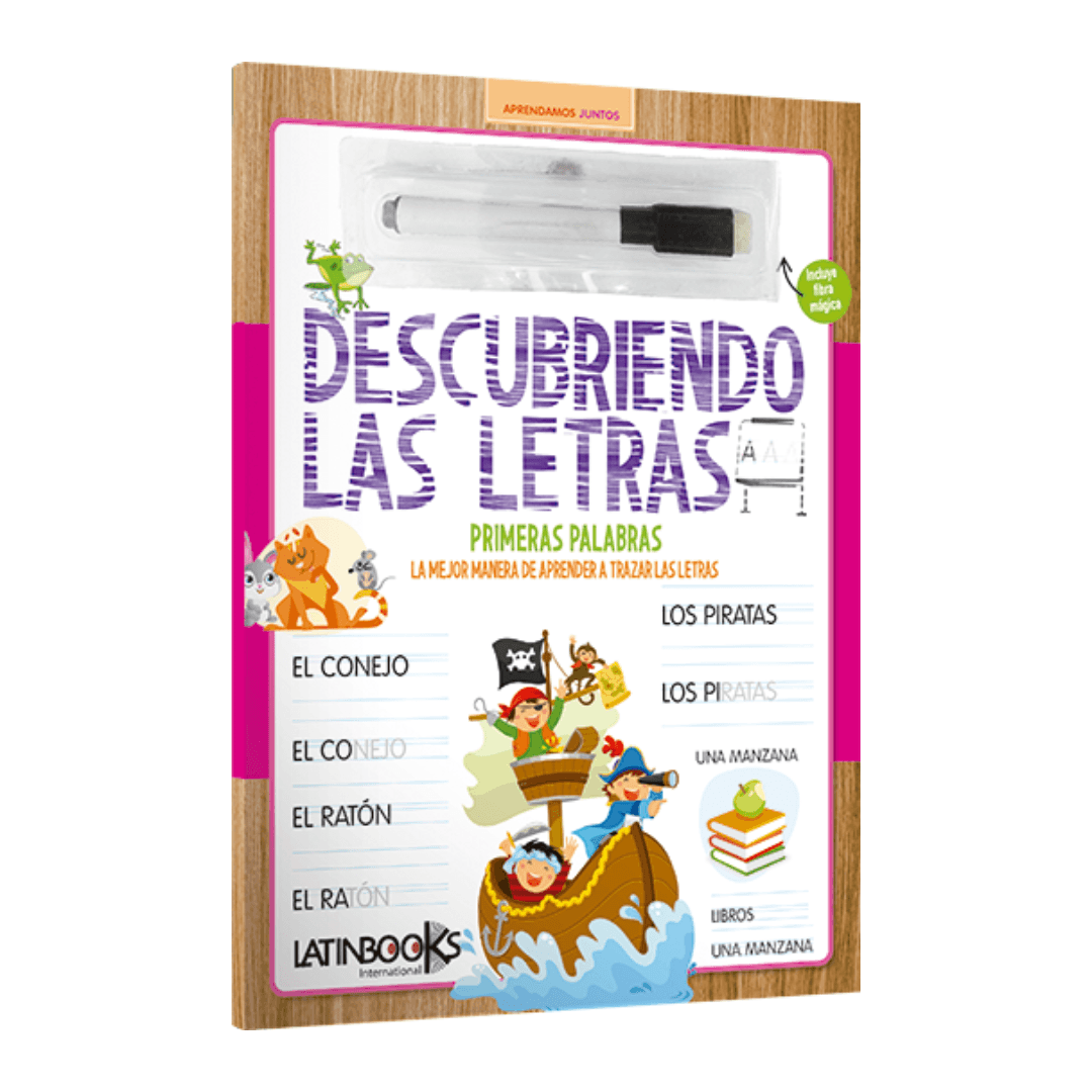 Libro Descubriendo las Letras - Primeras Palabras con Marcador Magico