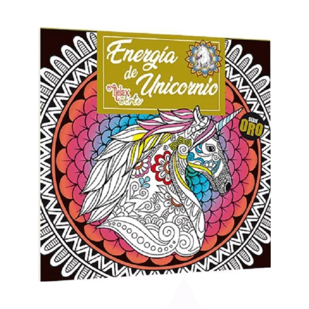 Libro Energia de Unicornio para pintar