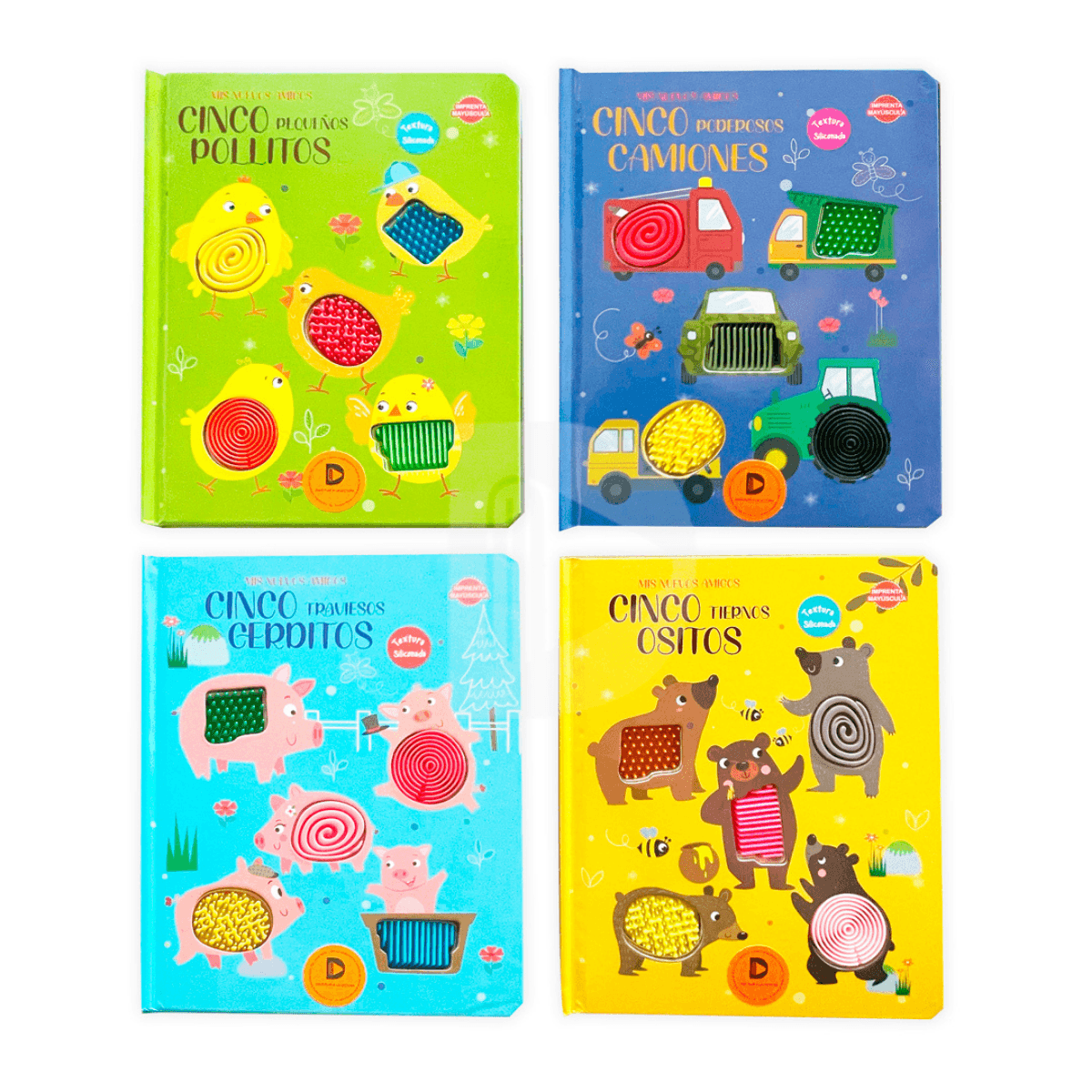 Libro Infantil con Cinco Texturas