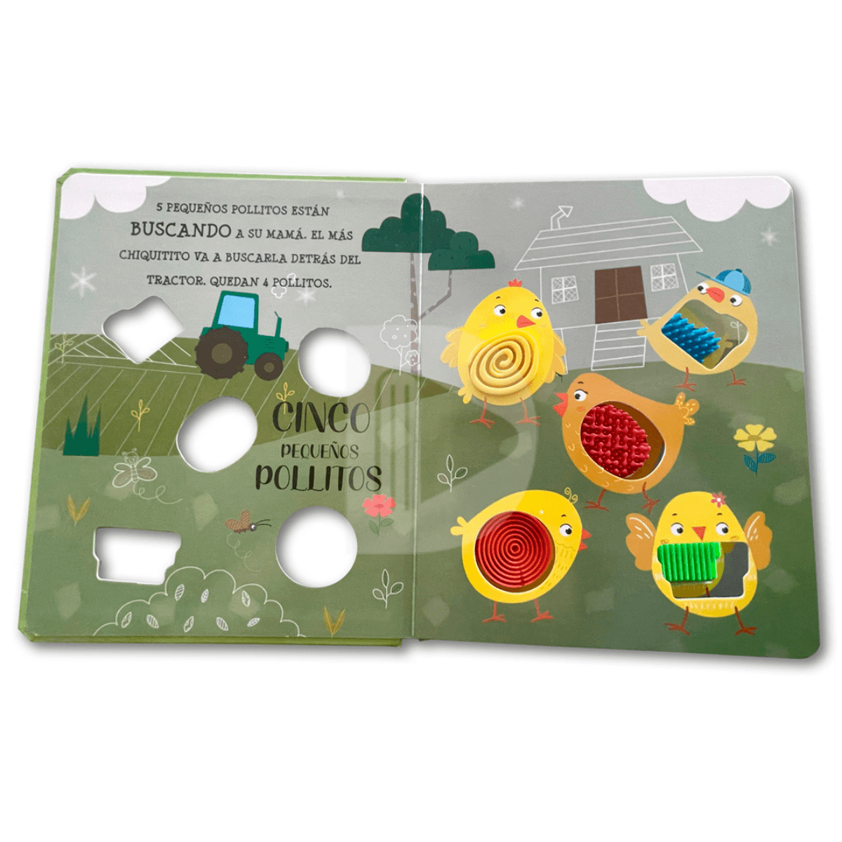 Libro Infantil con Cinco Texturas