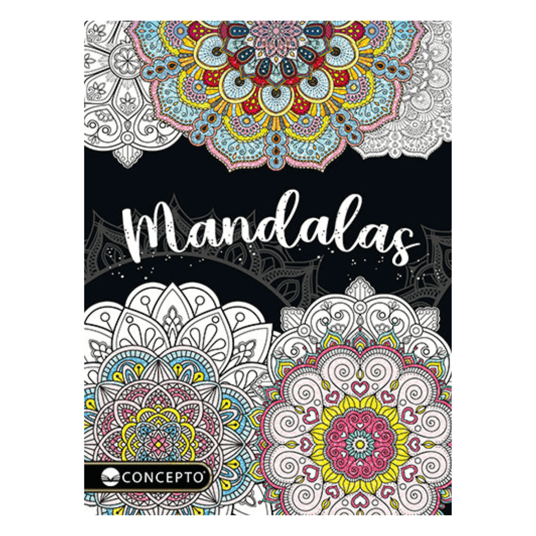 Libro para Colorear Mandalas - Relax Arte Glitter