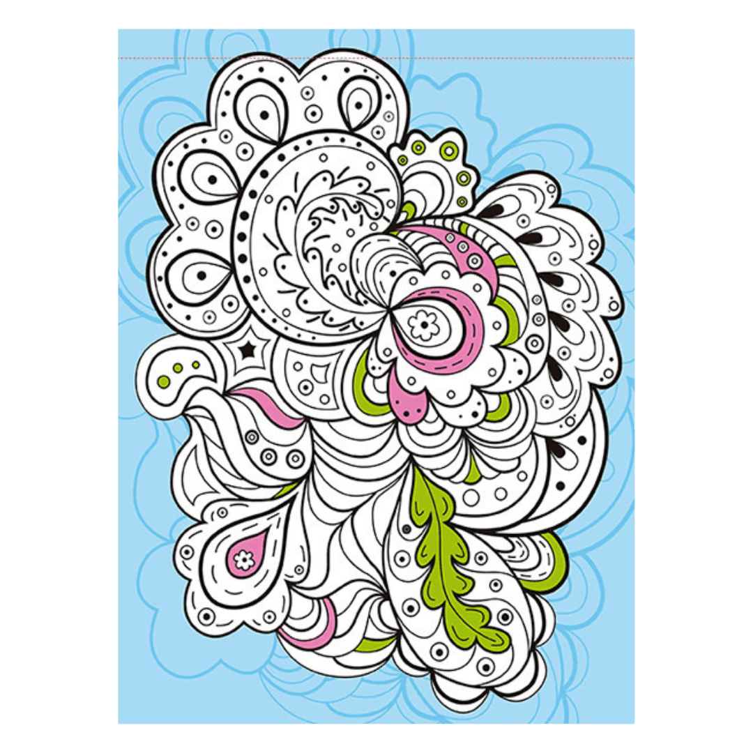 Libro para Colorear Mandalas - Relax Arte Glitter