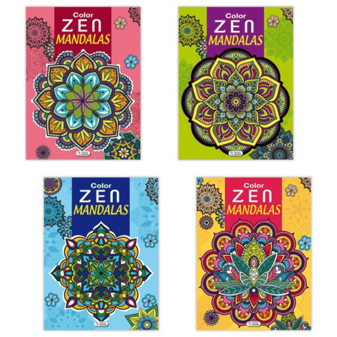 Libro para colorear Zen Mandalas