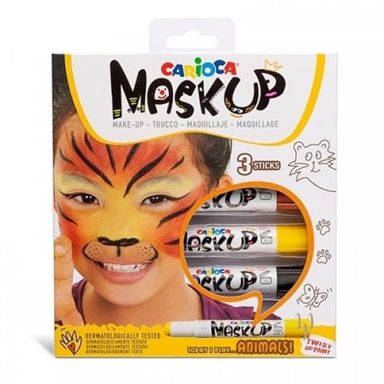 Maquillaje en barra x3 Animals - Carioca