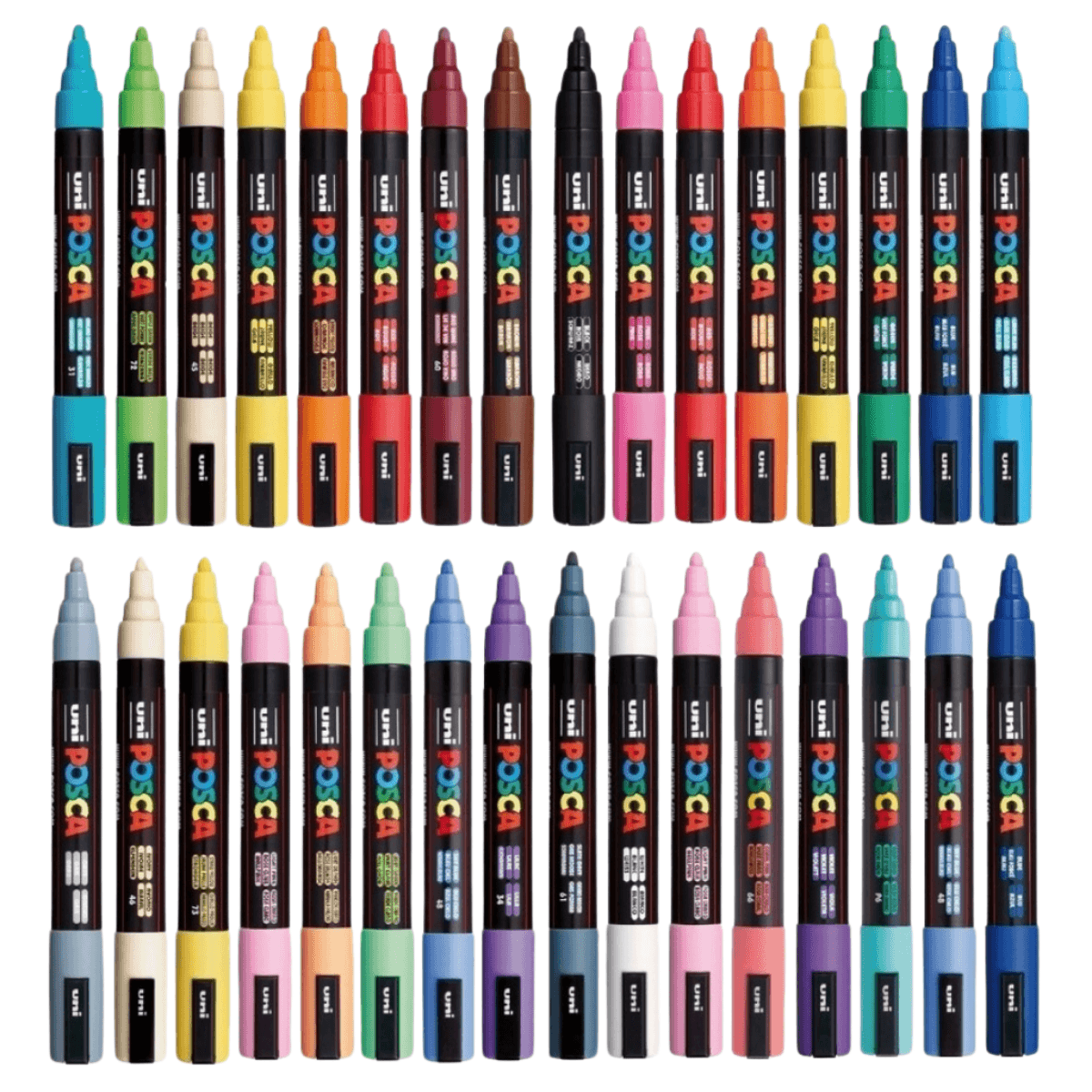 Marcador Posca Punta Redonda 2.5mm