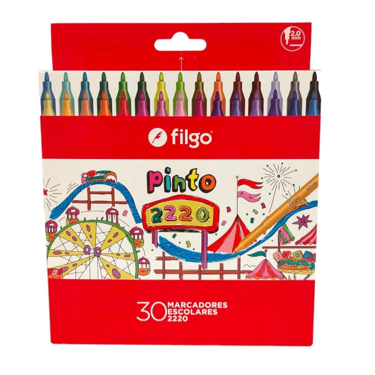 Marcadores escolares x30 - Filgo