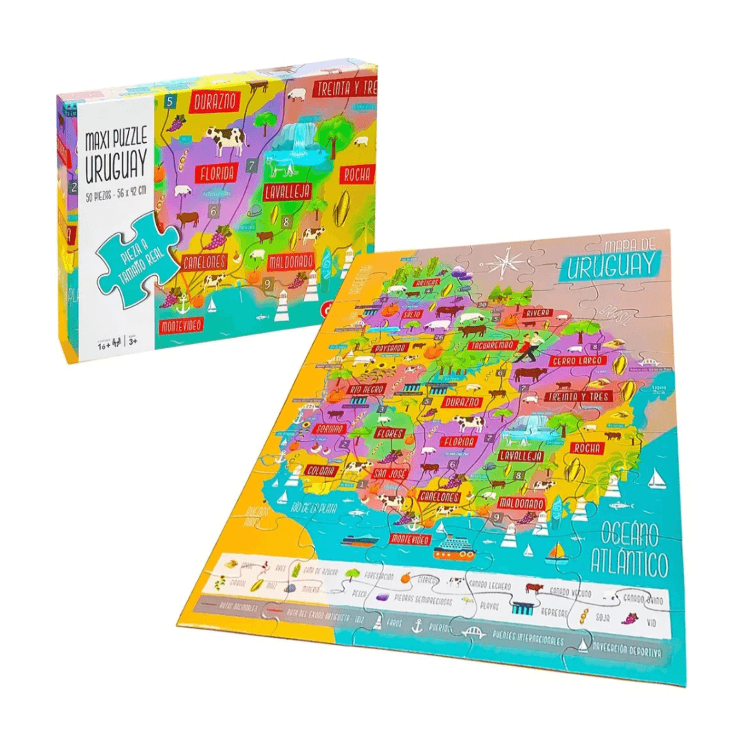 Maxi Puzzle Uruguay - Didacta