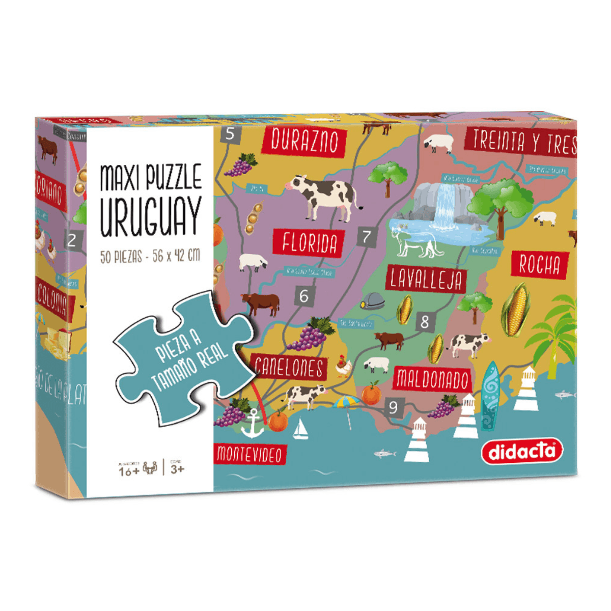 Maxi Puzzle Uruguay - Didacta