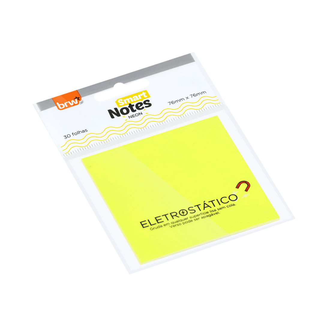 Notas adhesivas 30 hojas Electrostaticas BRW