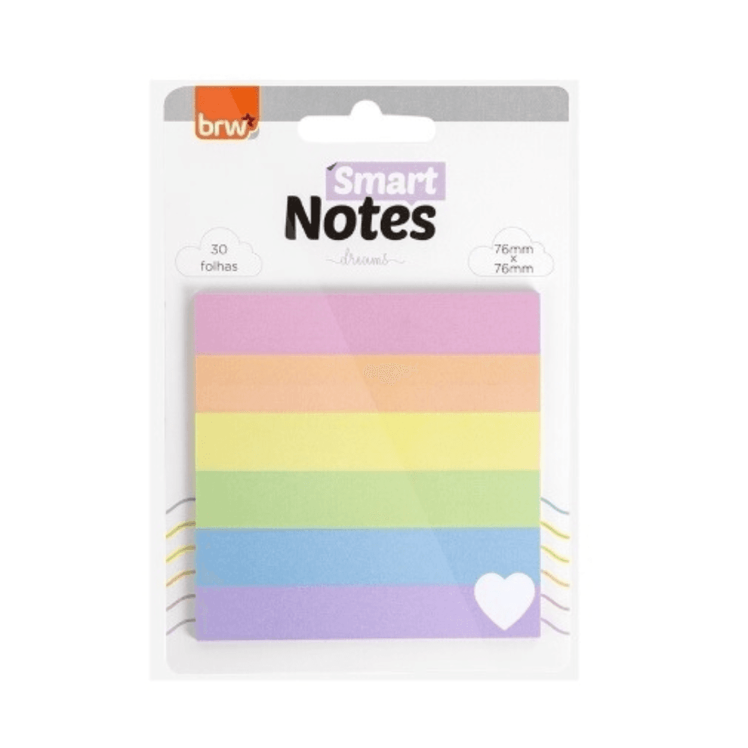 Notas adhesivas 30 hojas multicolor - BRW