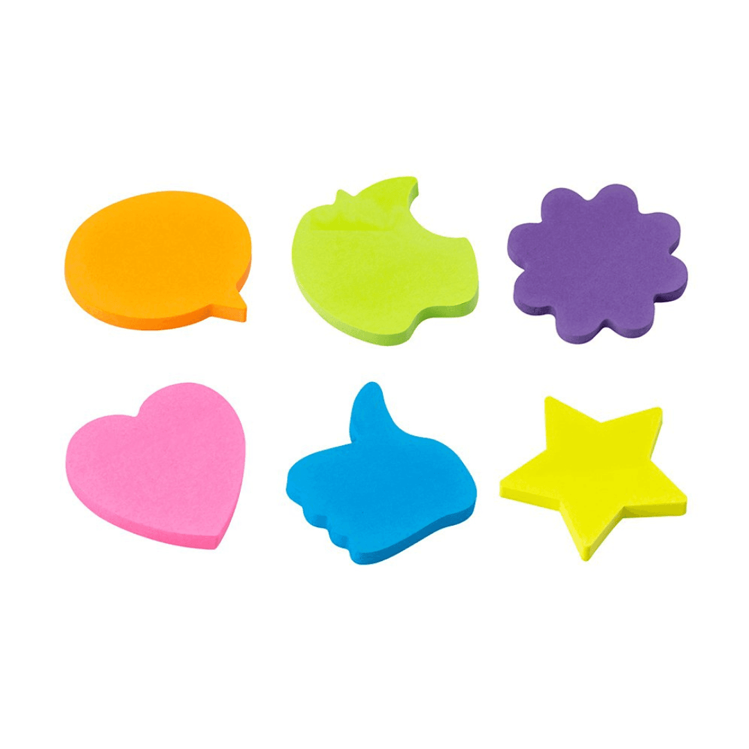 Notas adhesivas con formas BRW