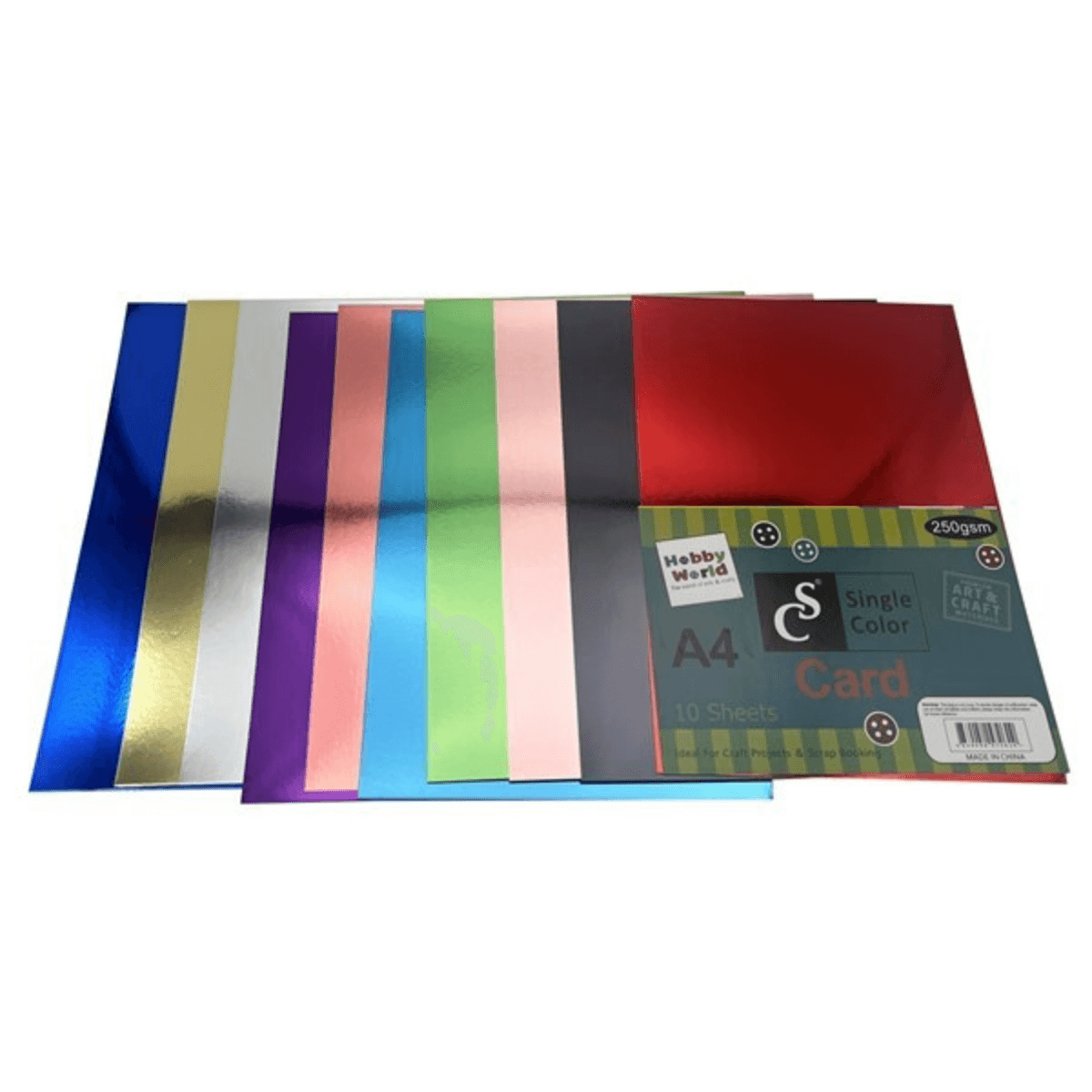 Pack x10 Carton Metalizado