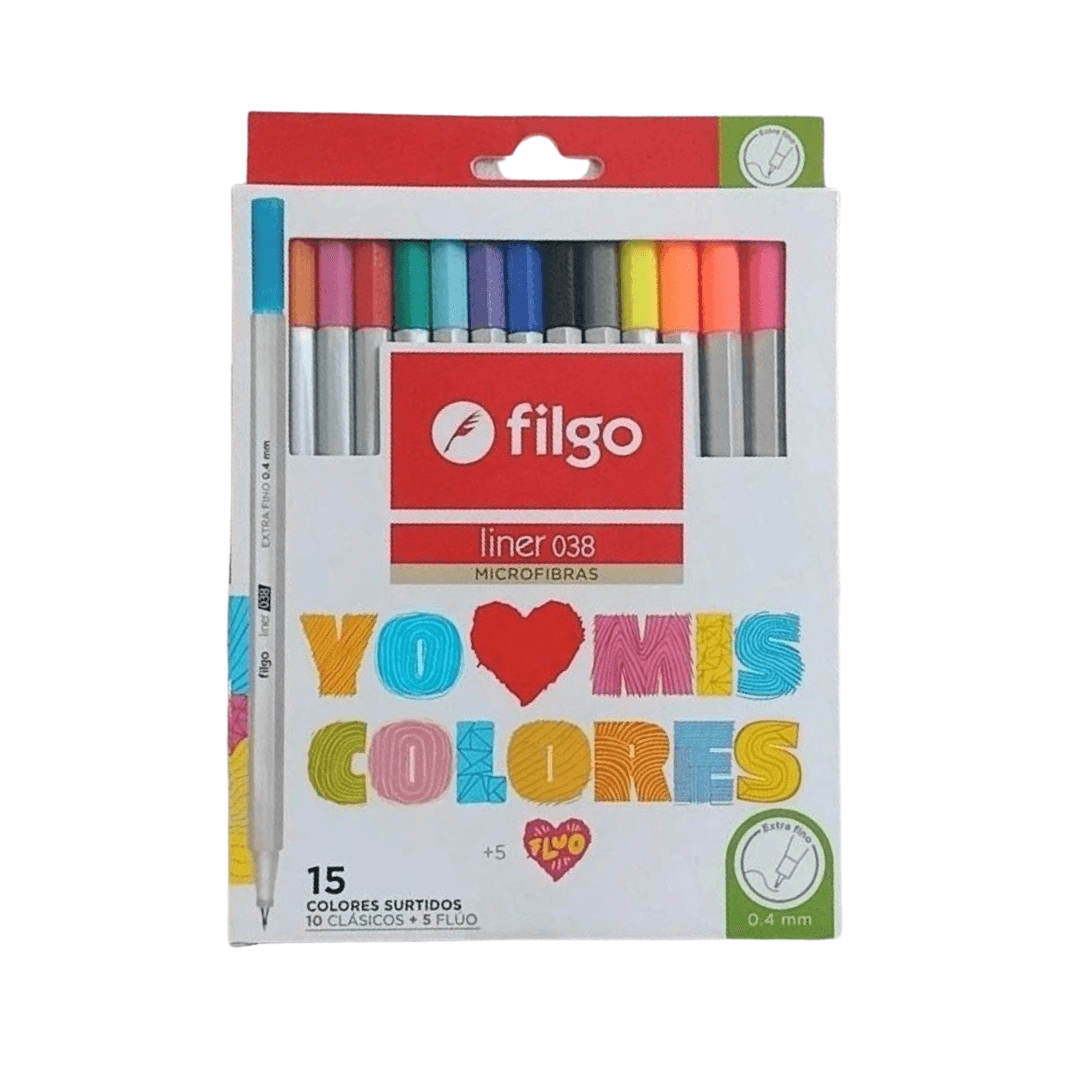 Pack x15 MicroFibra 0,4mm - Filgo