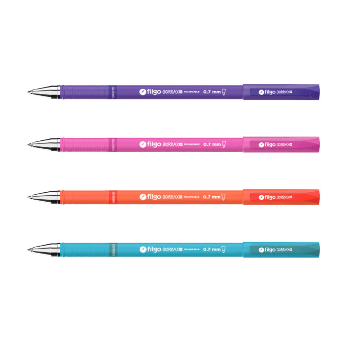 Pack x4 Lapiceras Borrables - Filgo