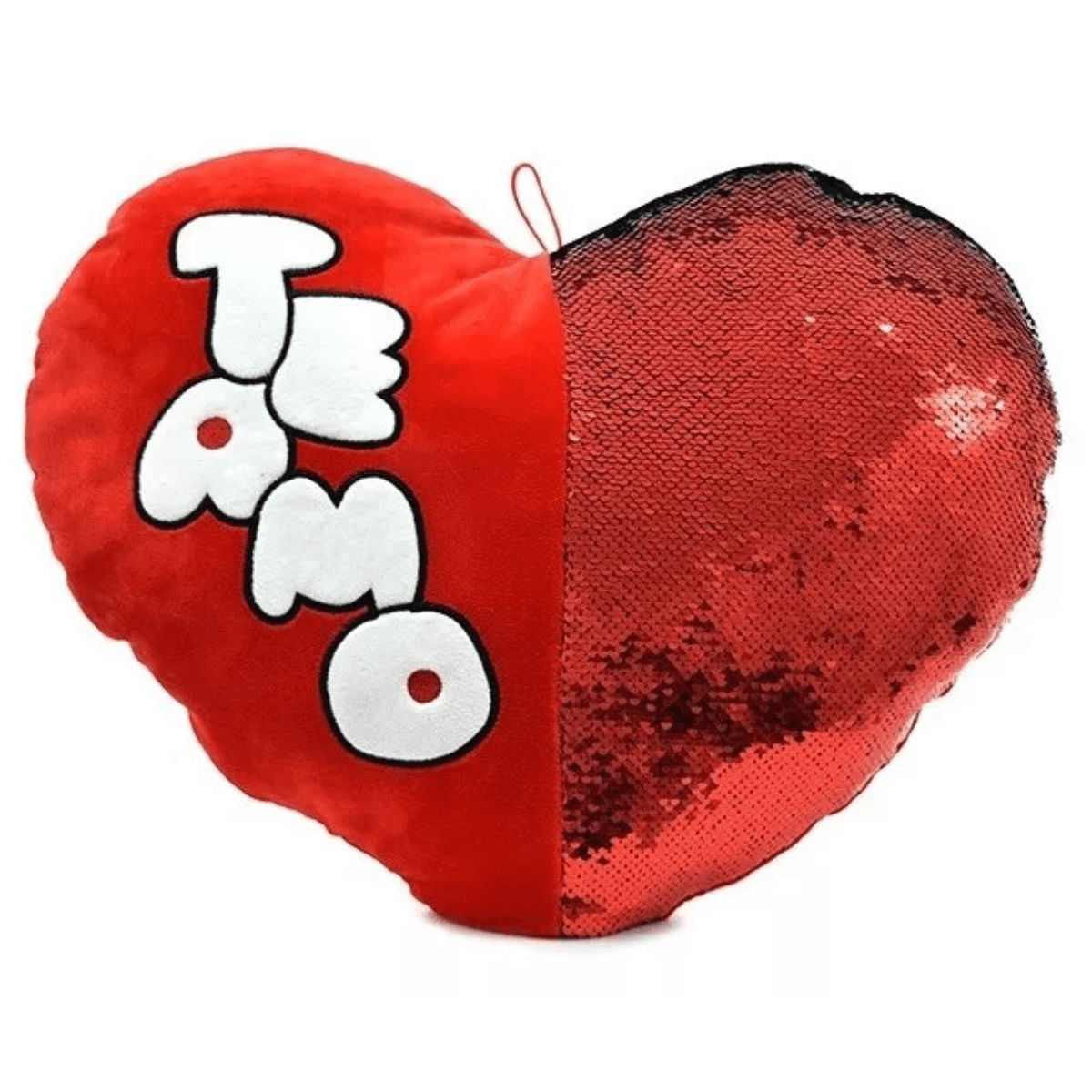Peluche Corazon con Lentejuelas Te Amo