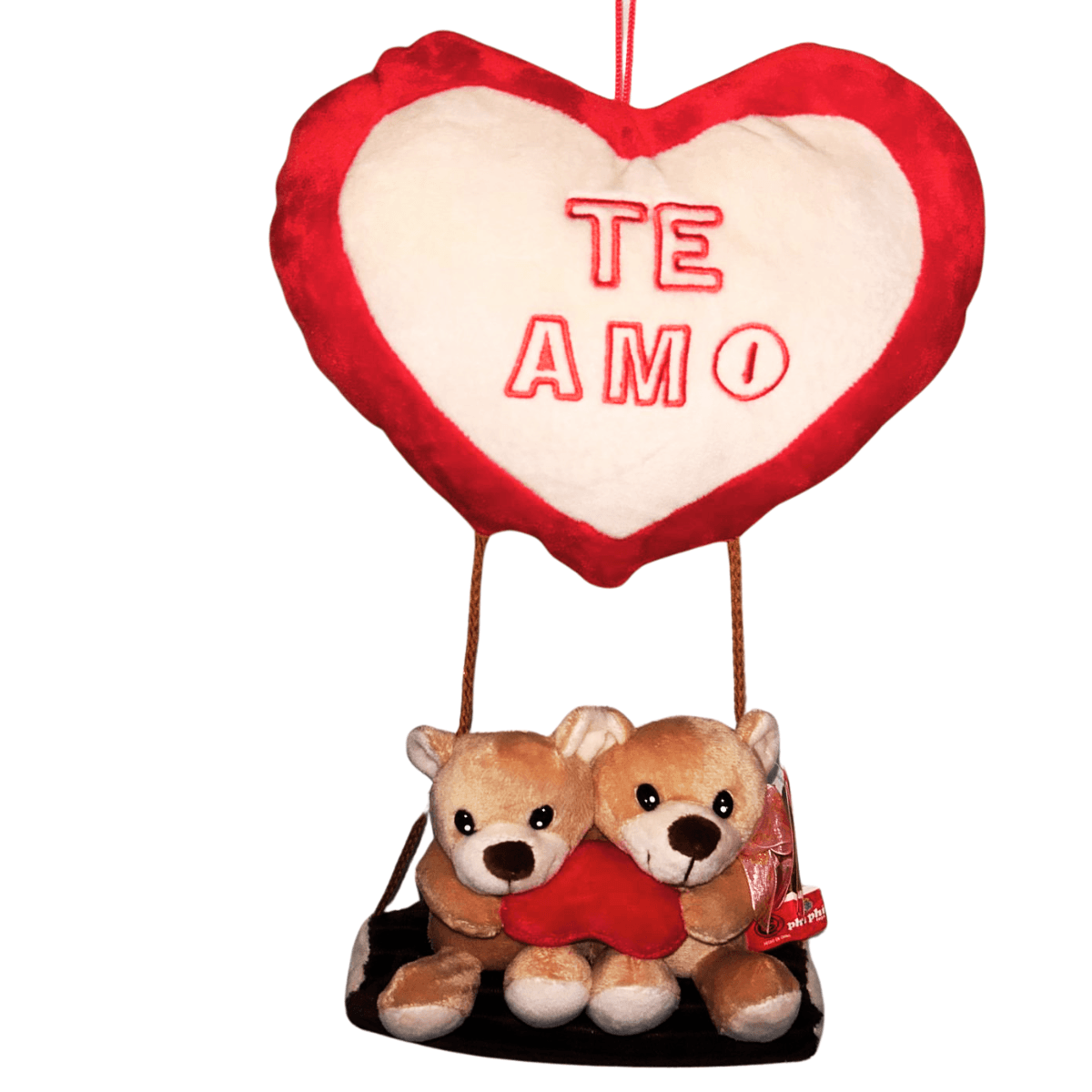 Peluche Pareja sobre Tronco