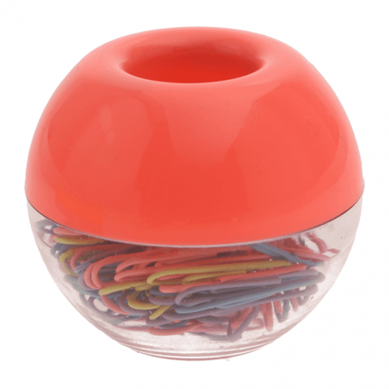 Porta Clip con 100 Clips Pasteles - Dispensador Mooving
