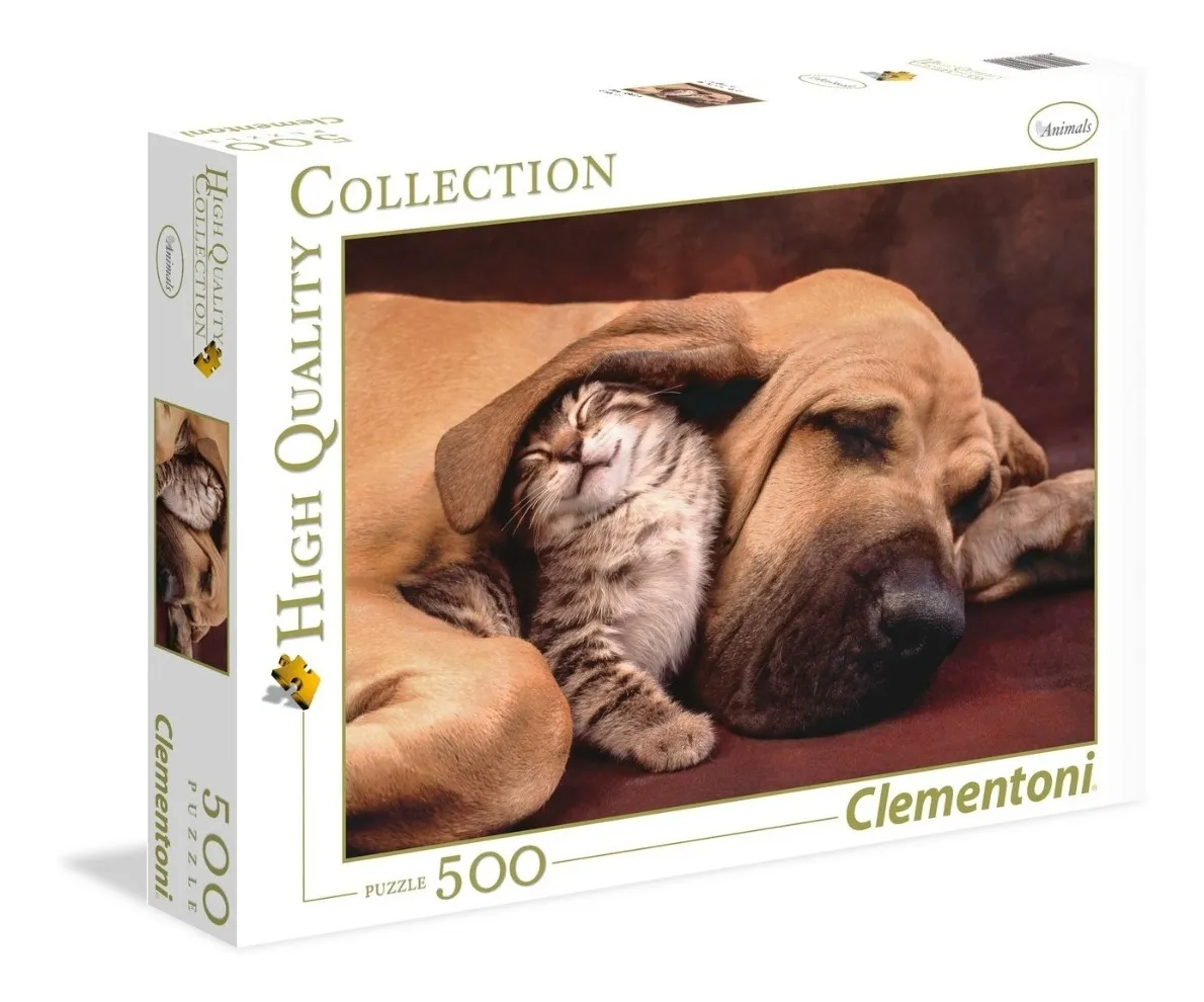 Puzzle 500 Piezas Clementoni Cuddles - Mascotas