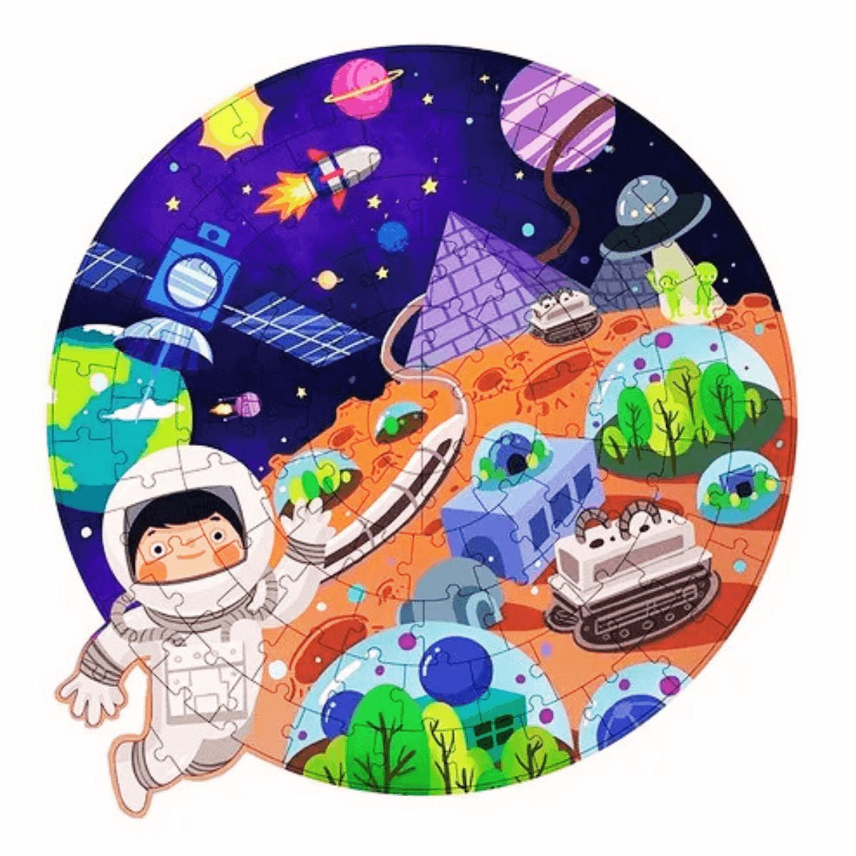Puzzle Circular Infantil 102pzas