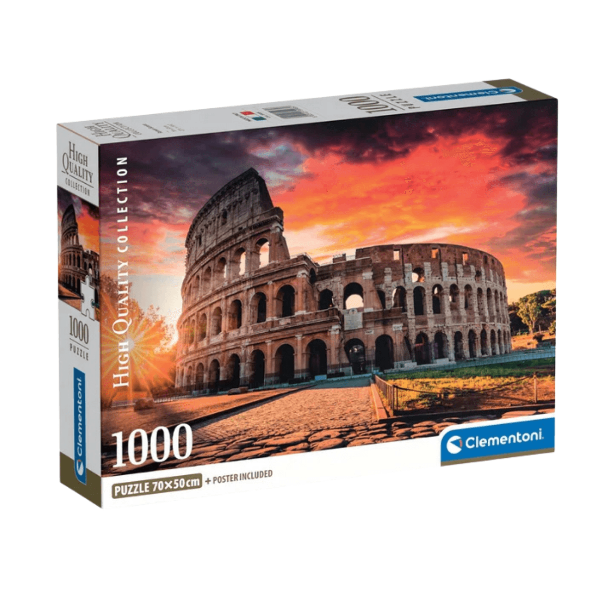 Puzzle Clementoni 1000 Piezas - Atardecer Coliseo Romano
