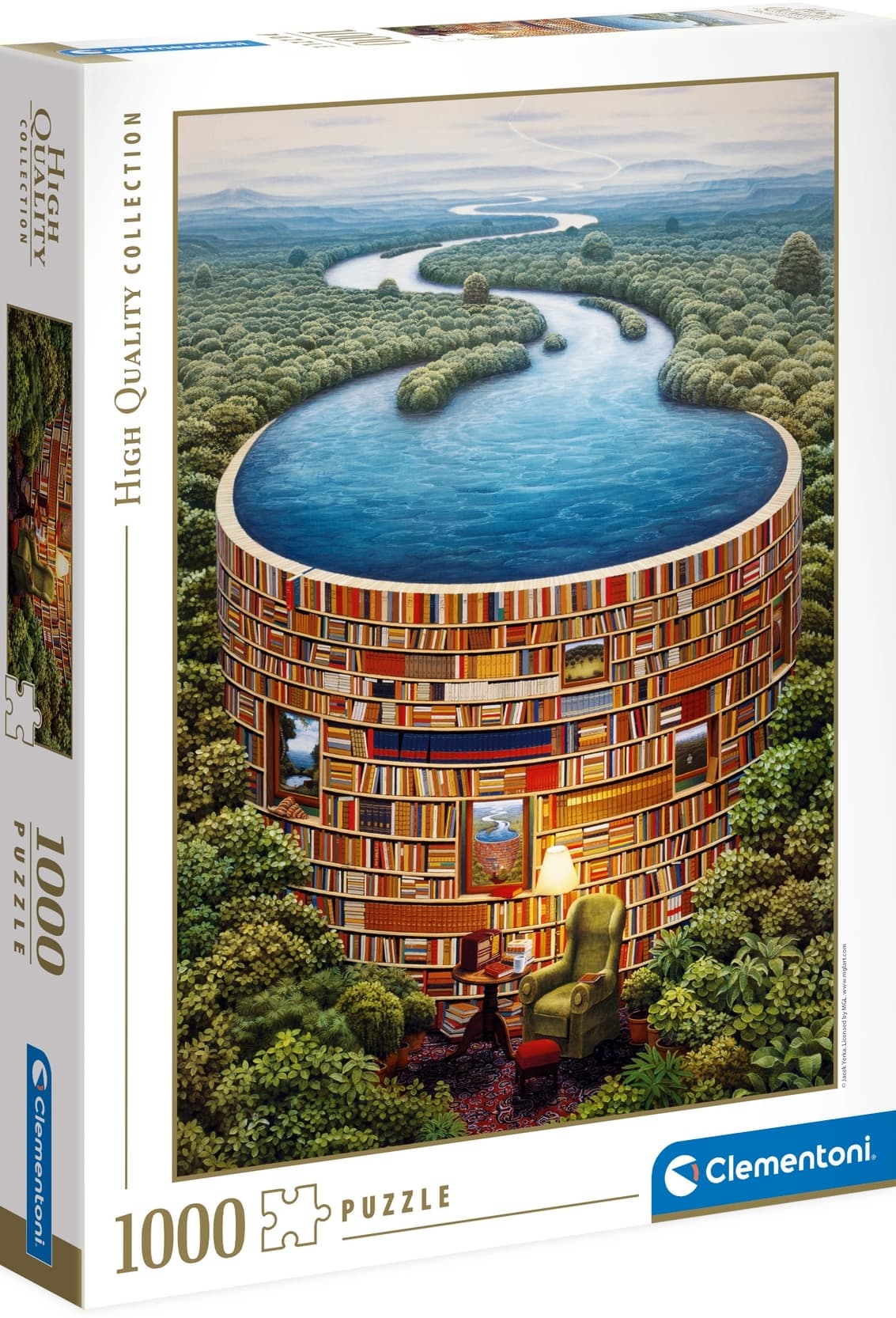 Puzzle Clementoni 1000 piezas - Bibliodame