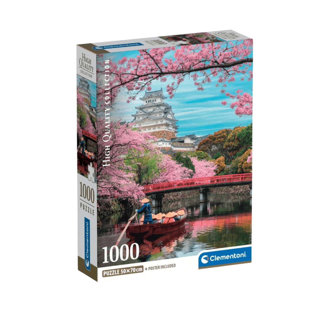 Puzzle Clementoni 1000 Piezas - Castillo de Himeji en Primavera