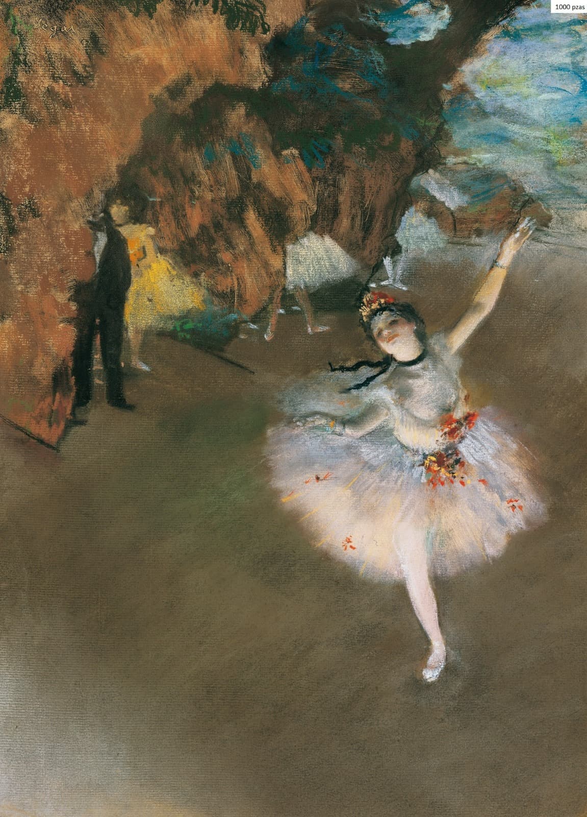 Puzzle Clementoni 1000 piezas - Degas - L'etoile