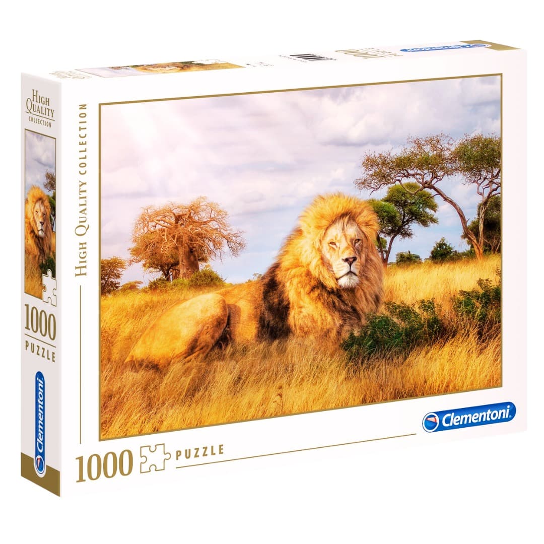 Puzzle Clementoni 1000 piezas - Leon The King