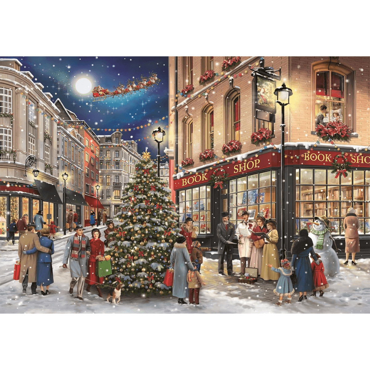 Puzzle Clementoni 1000 Piezas - Paseo de Navidad