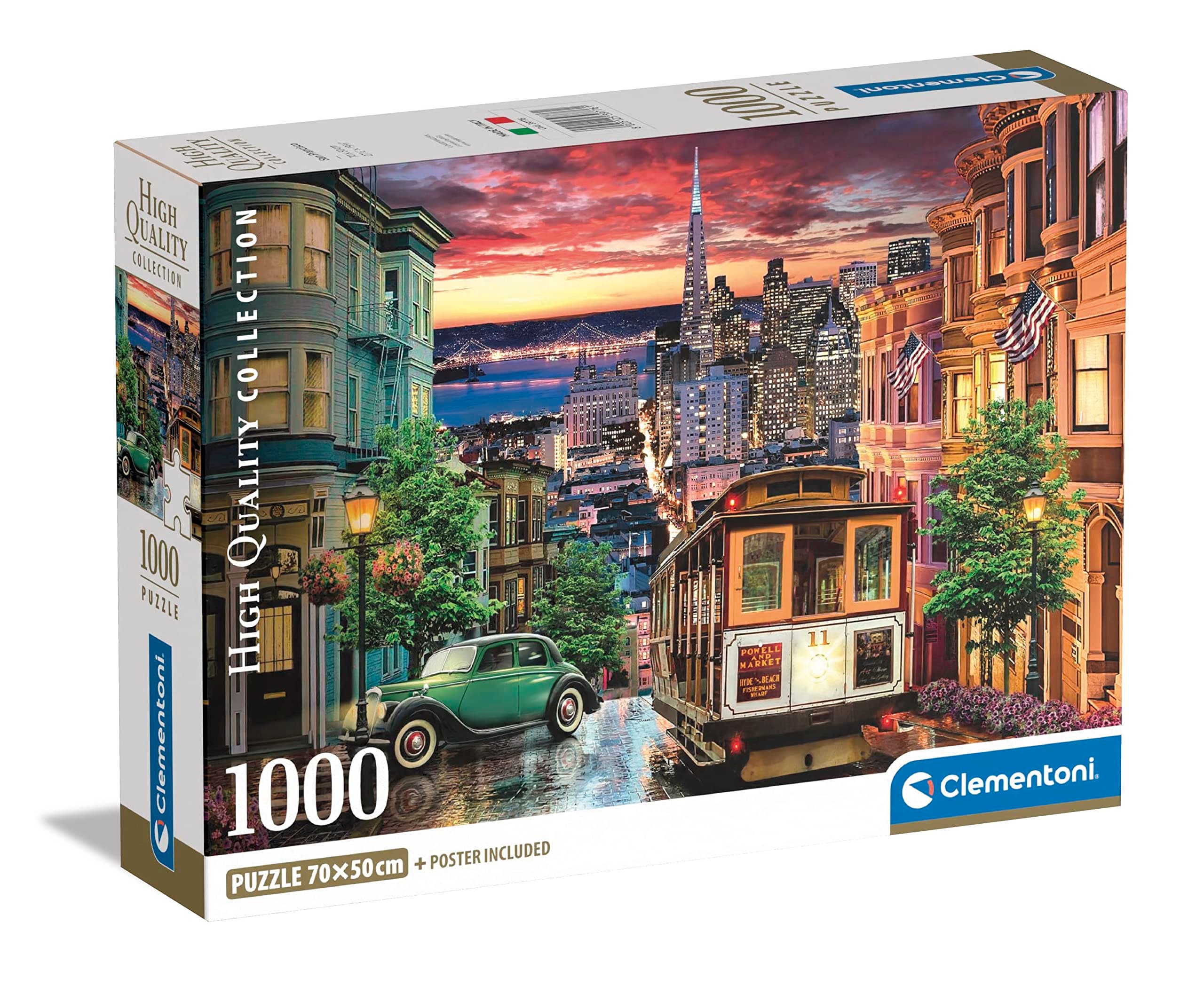 Puzzle Clementoni 1000 piezas - San Francisco