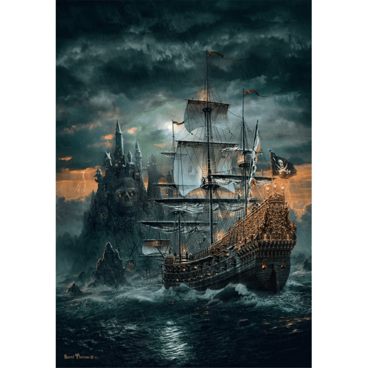 Puzzle Clementoni 1500 piezas - Barco Pirata