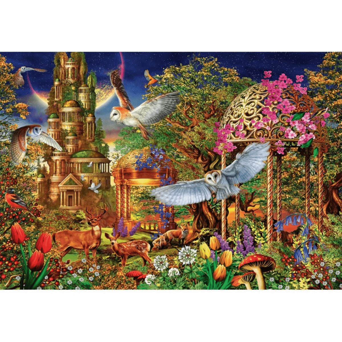 Puzzle Clementoni 1500 piezas - Jardin de Fantasia