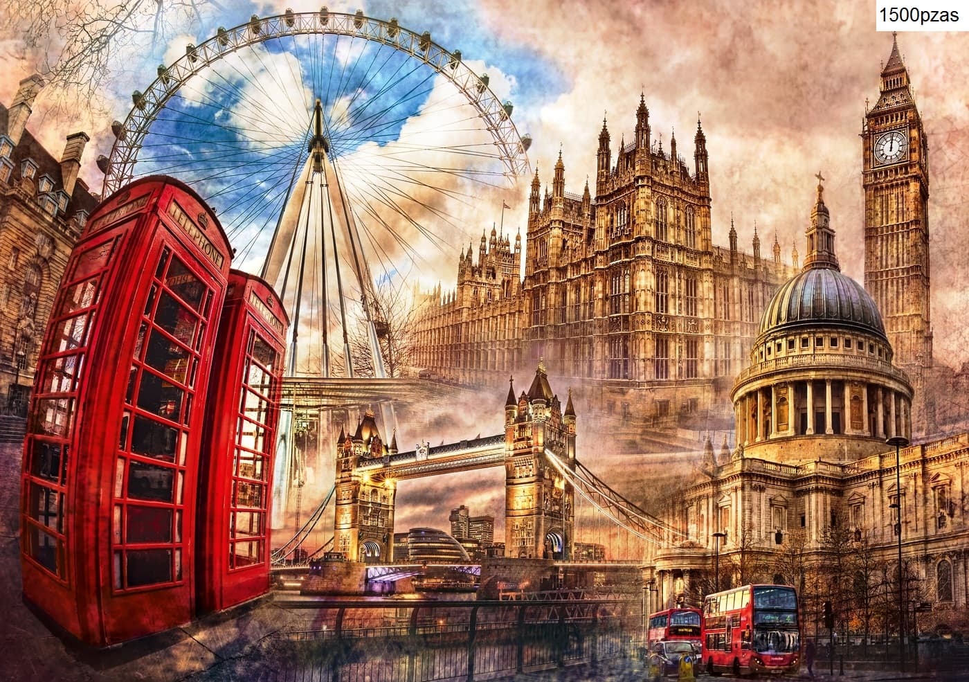 Puzzle Clementoni 1500 piezas - Londres