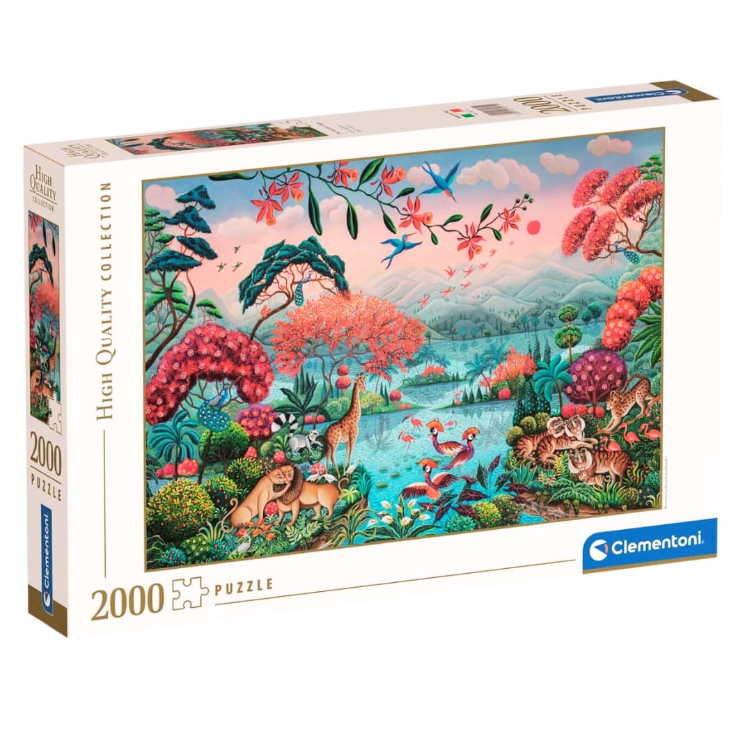 Puzzle Clementoni 2000 piezas - The Peaceful Jungle
