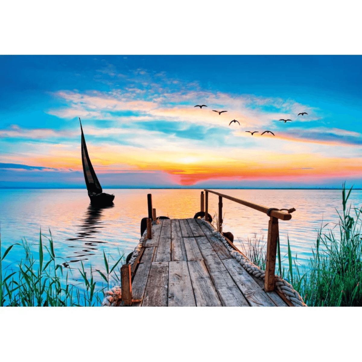 Puzzle Clementoni 500 piezas - Relax Viento Pacifico