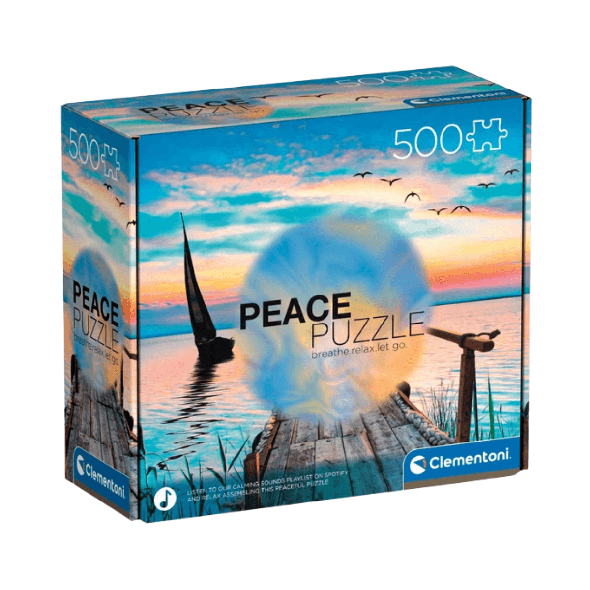 Puzzle Clementoni 500 piezas - Relax Viento Pacifico