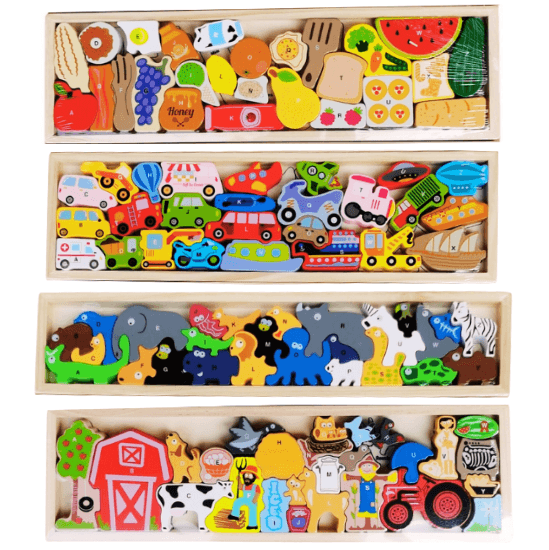 Puzzle madera Infantil - Varios diseños