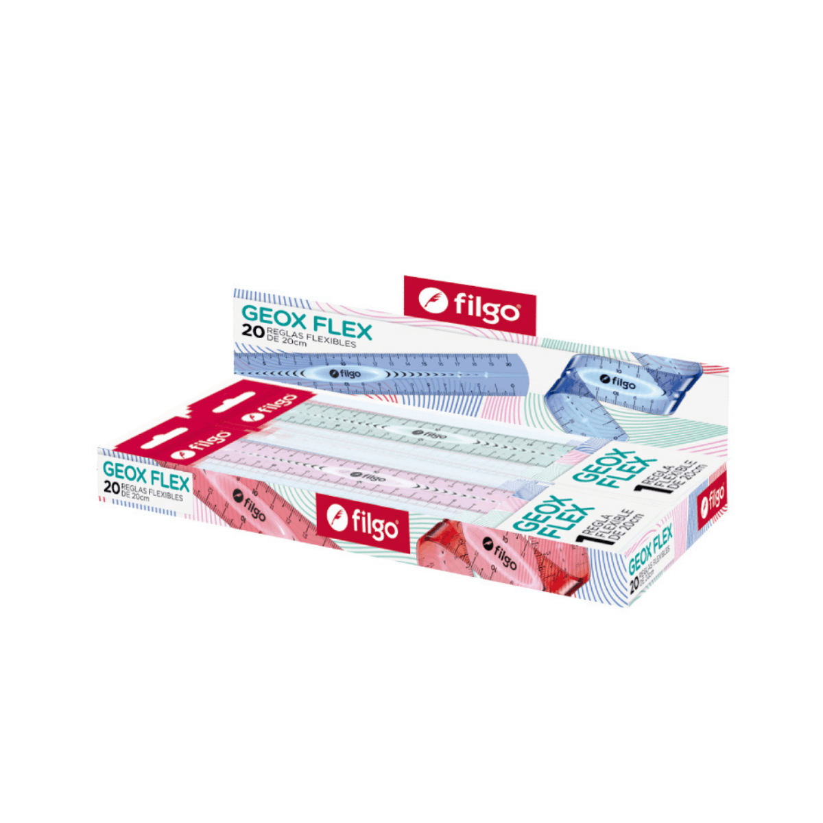 Regla Flexible 20cm - Filgo