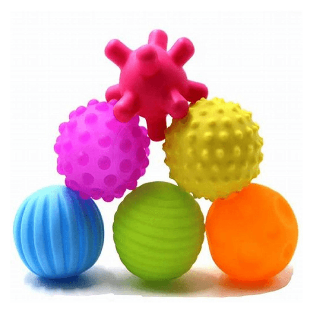 Set pelotas Sensoriales x6 con Textura