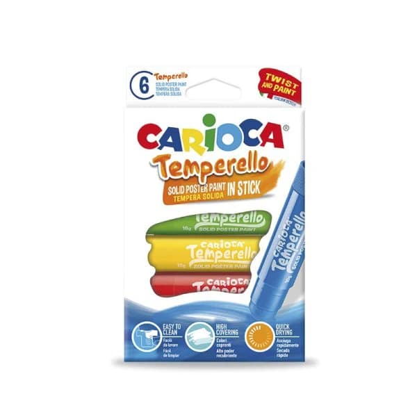 Tempera Solida x6 - Carioca