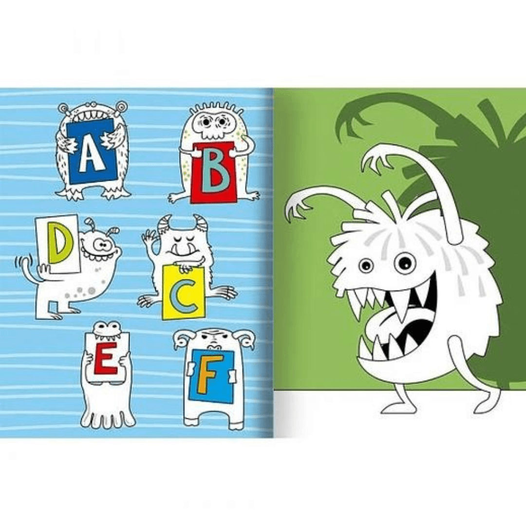 Un Libro Monstruoso para colorear